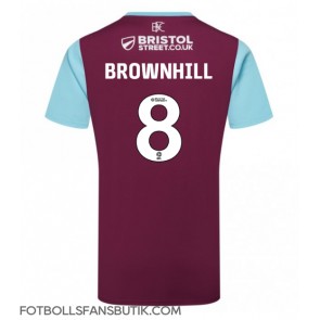 Burnley Josh Brownhill #8 Replika Hemmatröja 2024-25 Kortärmad